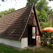 Exterior view of the standard finca hut