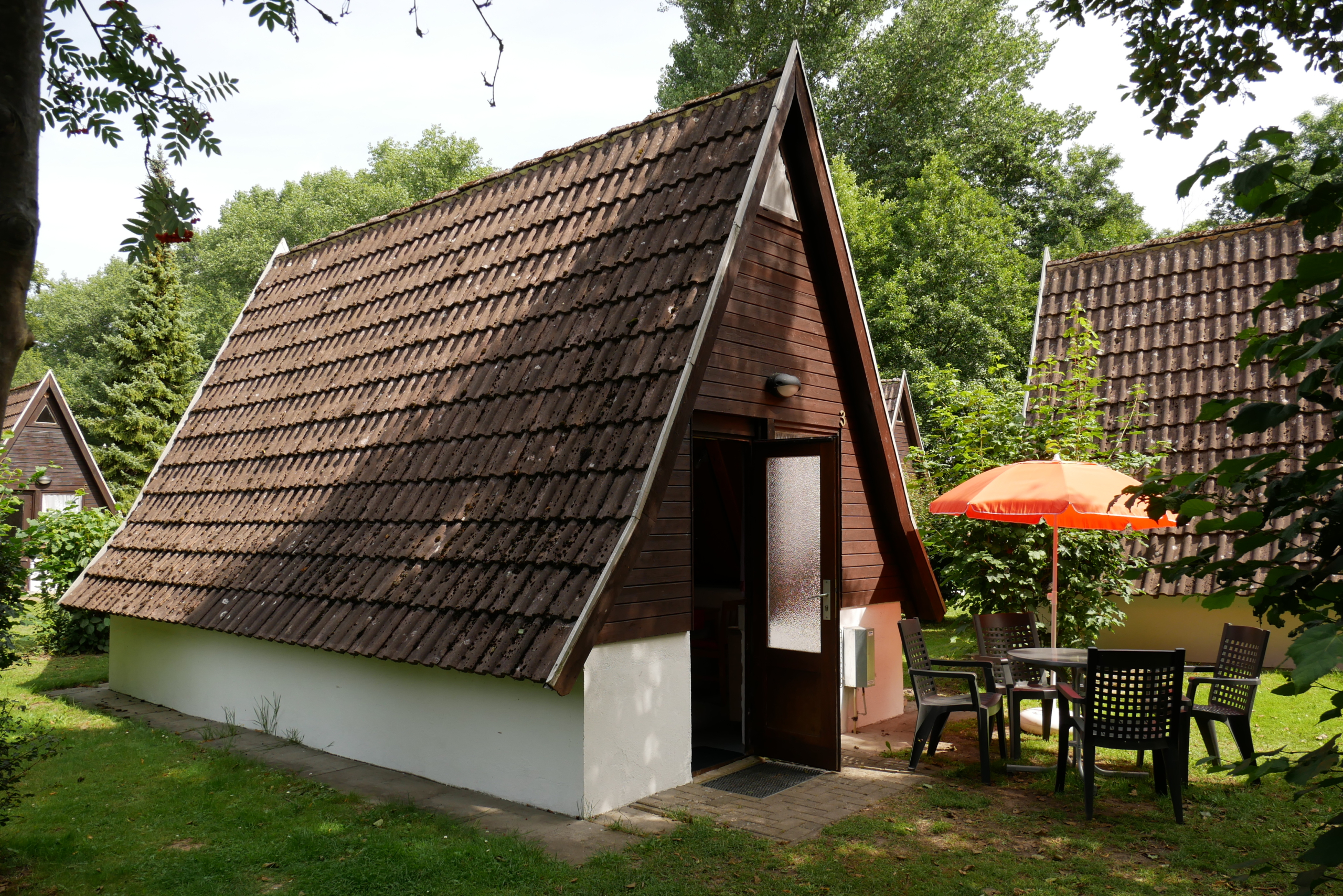 Außenansicht Standard-Finnhütte